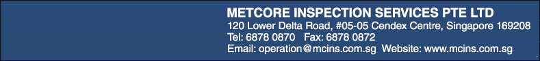 METCORE INSPECTION SERVICES PTE LTD